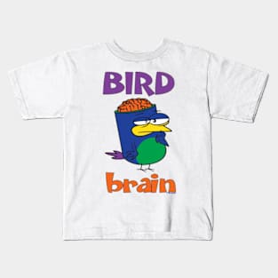 Birdbrain Design for Bird Lovers Kids T-Shirt